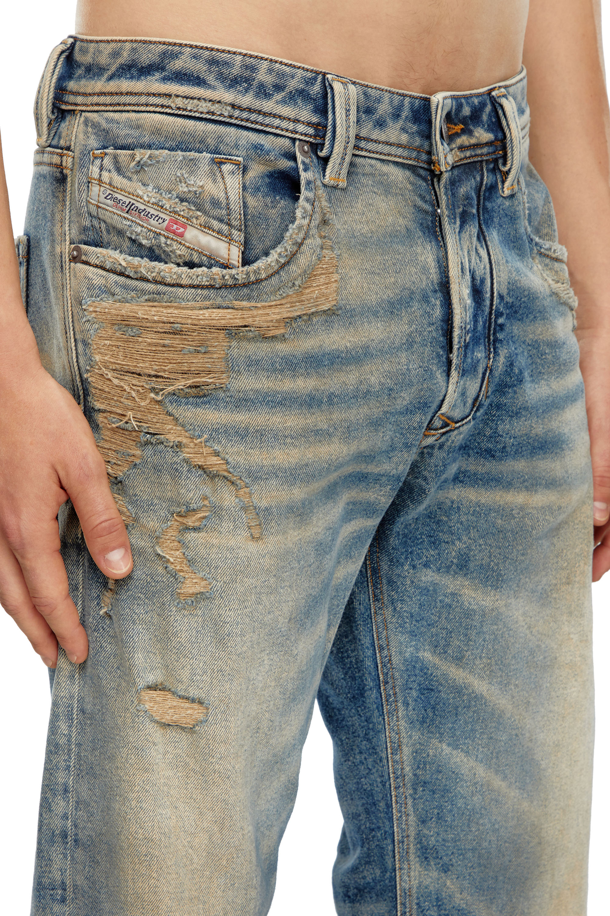 Diesel - Homme Straight Jeans 1985 Larkee 09K32, Bleu moyen - Image 4