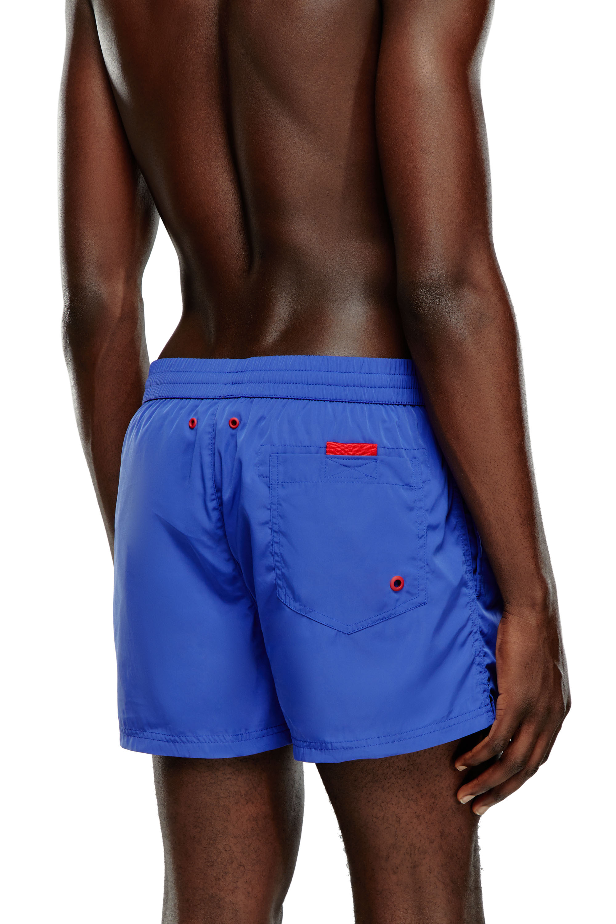 Diesel - BMBX-MARIO-34, Man Swim shorts with tonal logo in Blue - Image 3