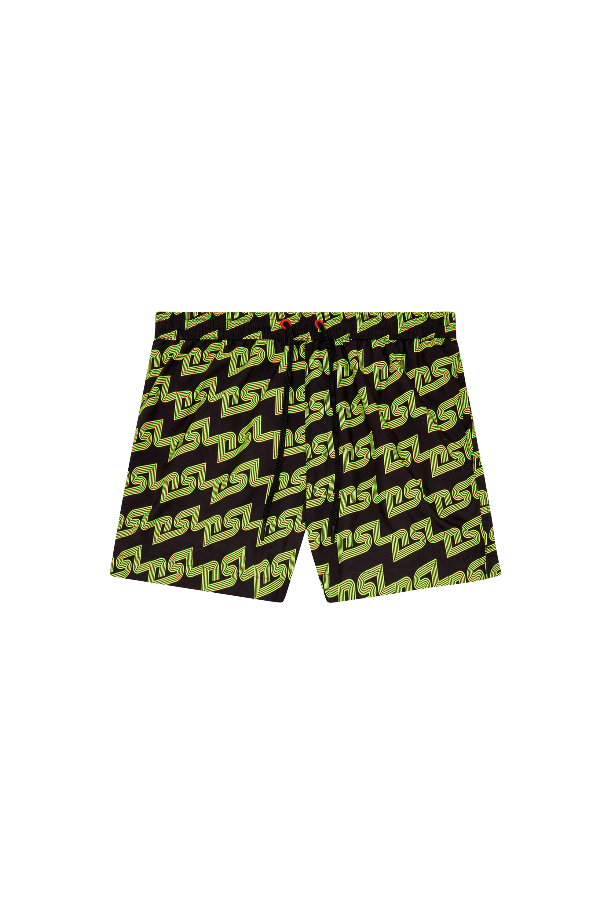 Diesel - BMBX-KEN-37, Man Mid-length swim shorts with DSL print in Multicolor - Image 5