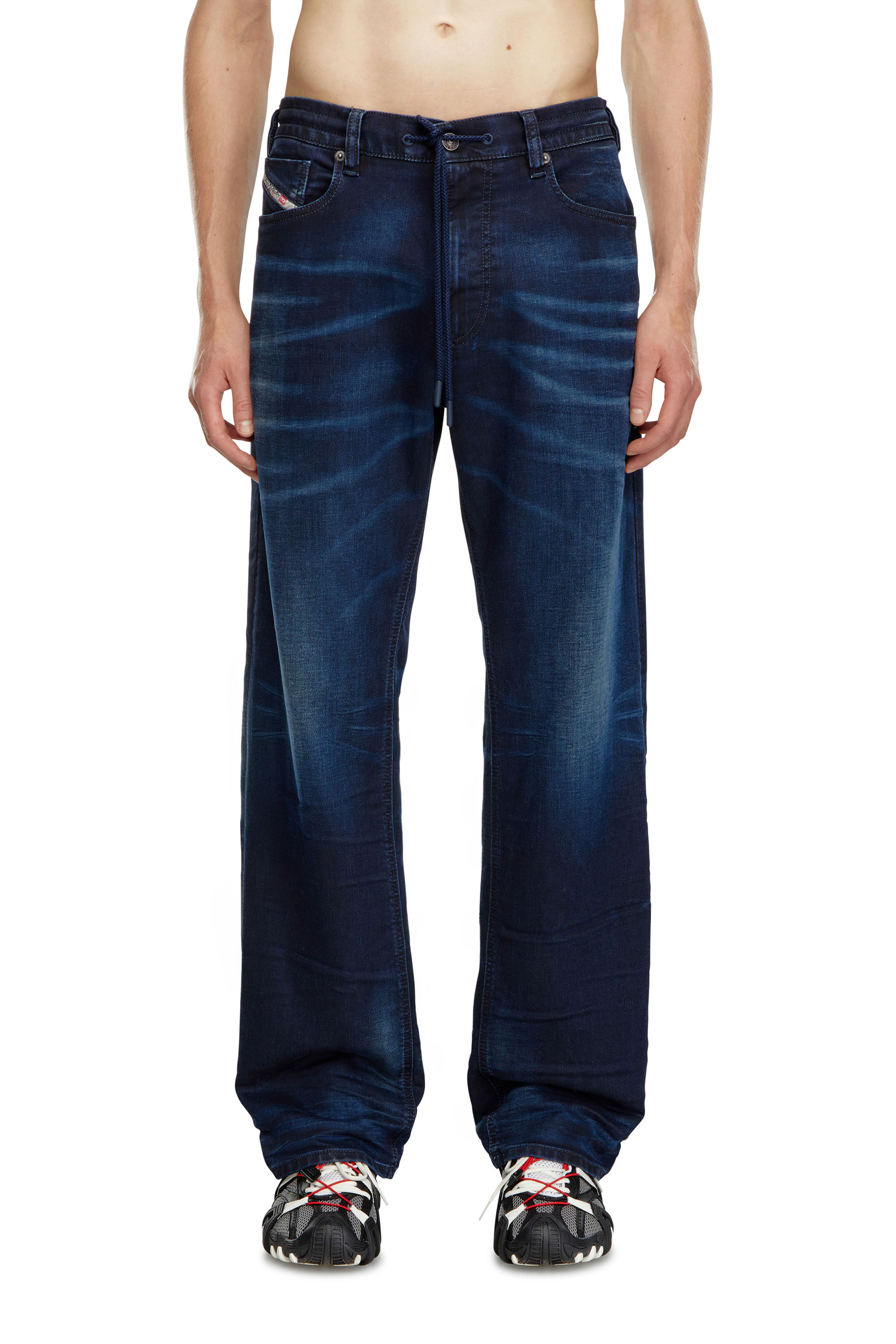 Diesel - Man's Relaxed 2080 D-Reel Joggjeans® 09J35, Dark Blue - 1