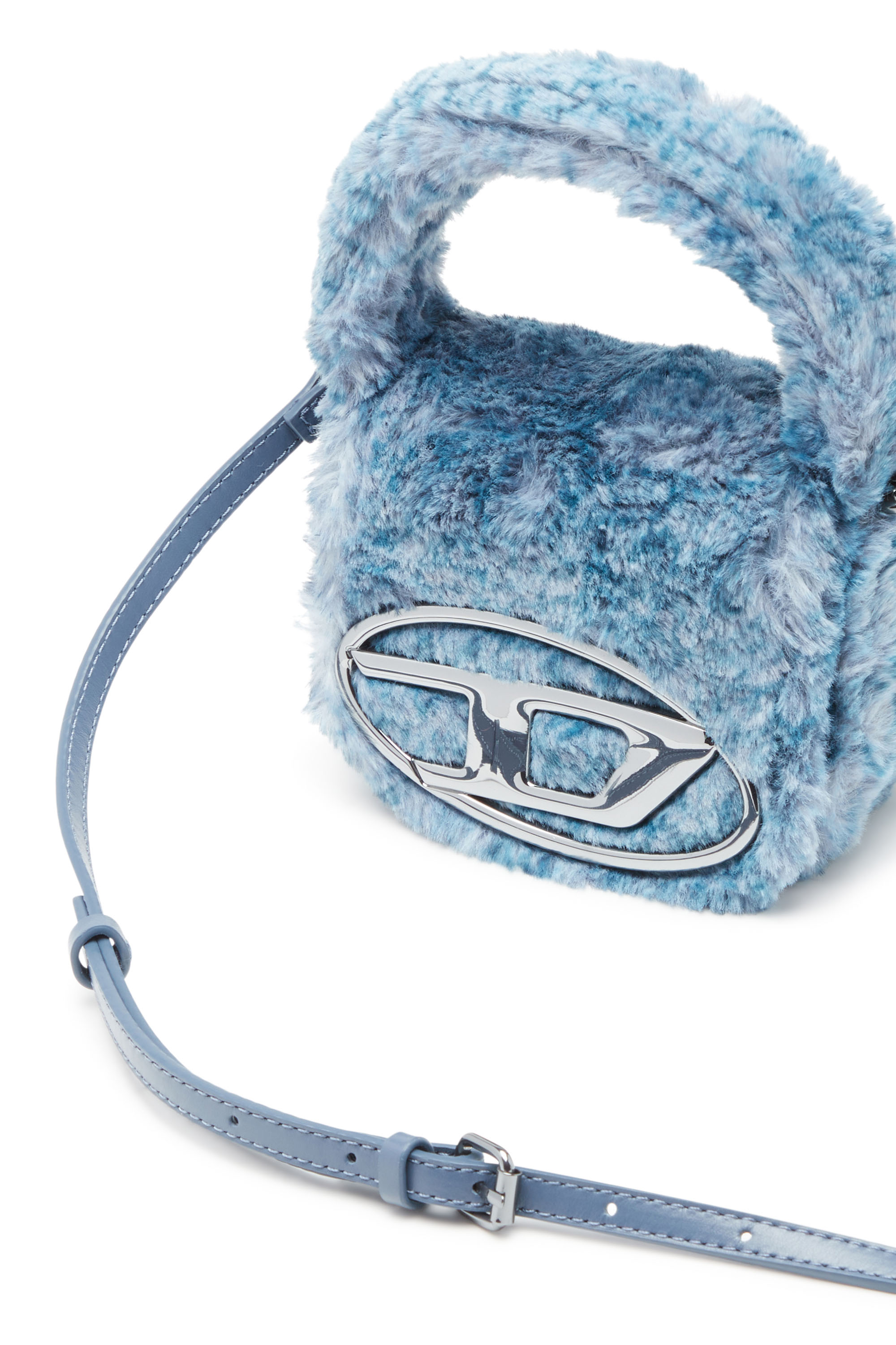 Diesel - 1DR XS, Femme 1DR Xs-Mini-sac iconique duveteux in Bleu - Image 5