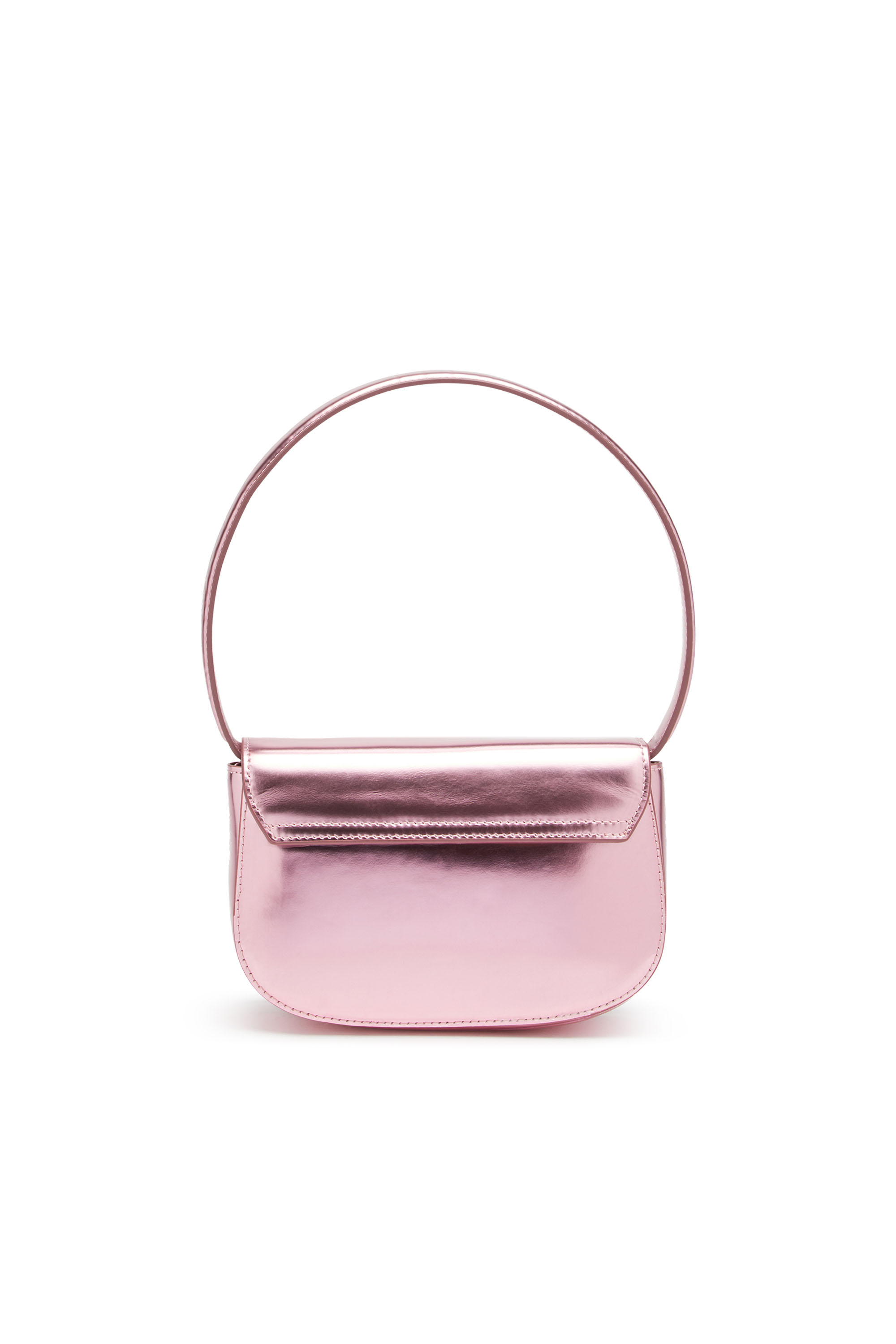 Diesel - 1DR, Femme 1DR-Sac iconique à bandoulière en cuir effet miroir in Rose - Image 2