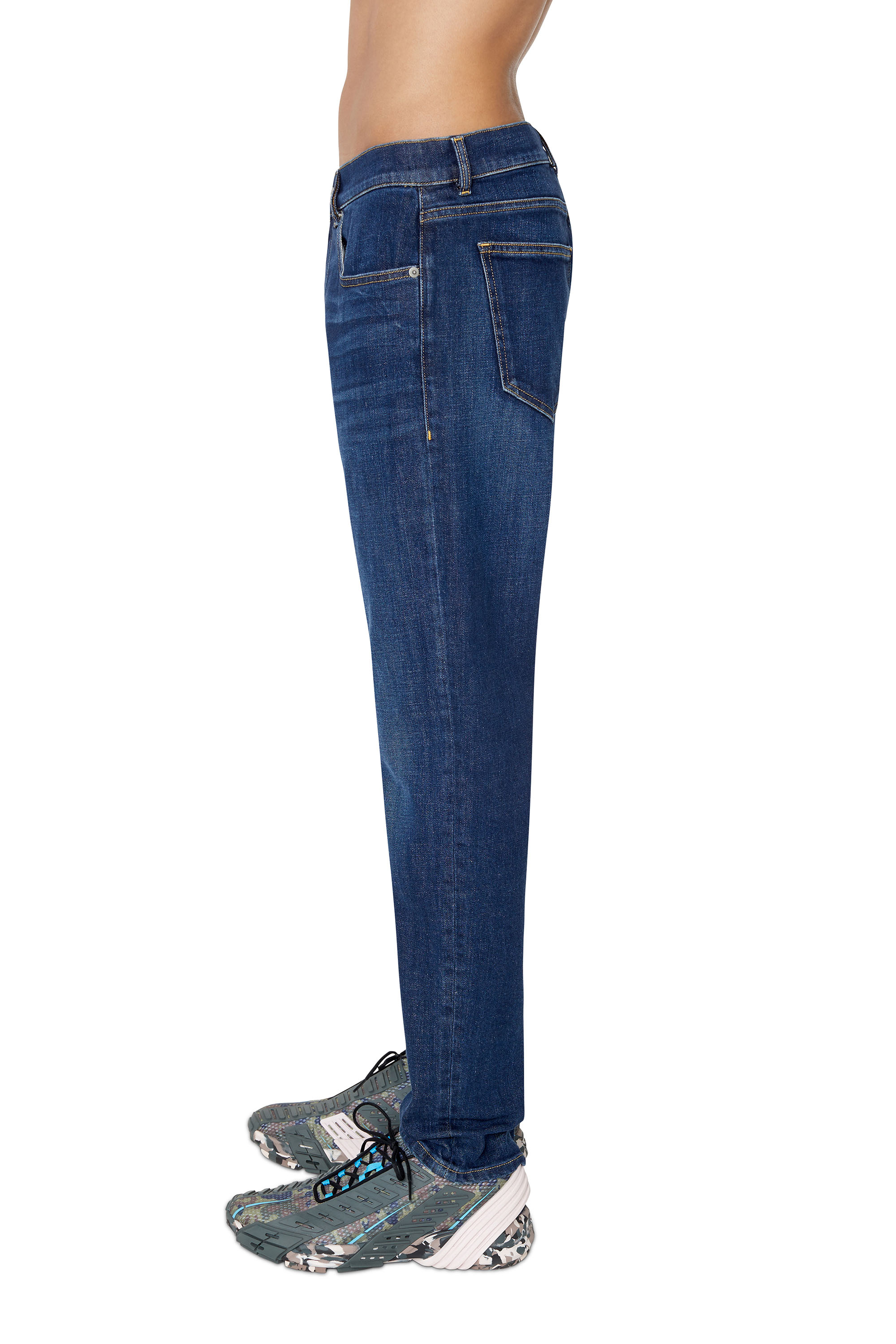 Diesel - Homme Slim Jeans 2019 D-Strukt 09B90, Bleu Foncé - Image 6