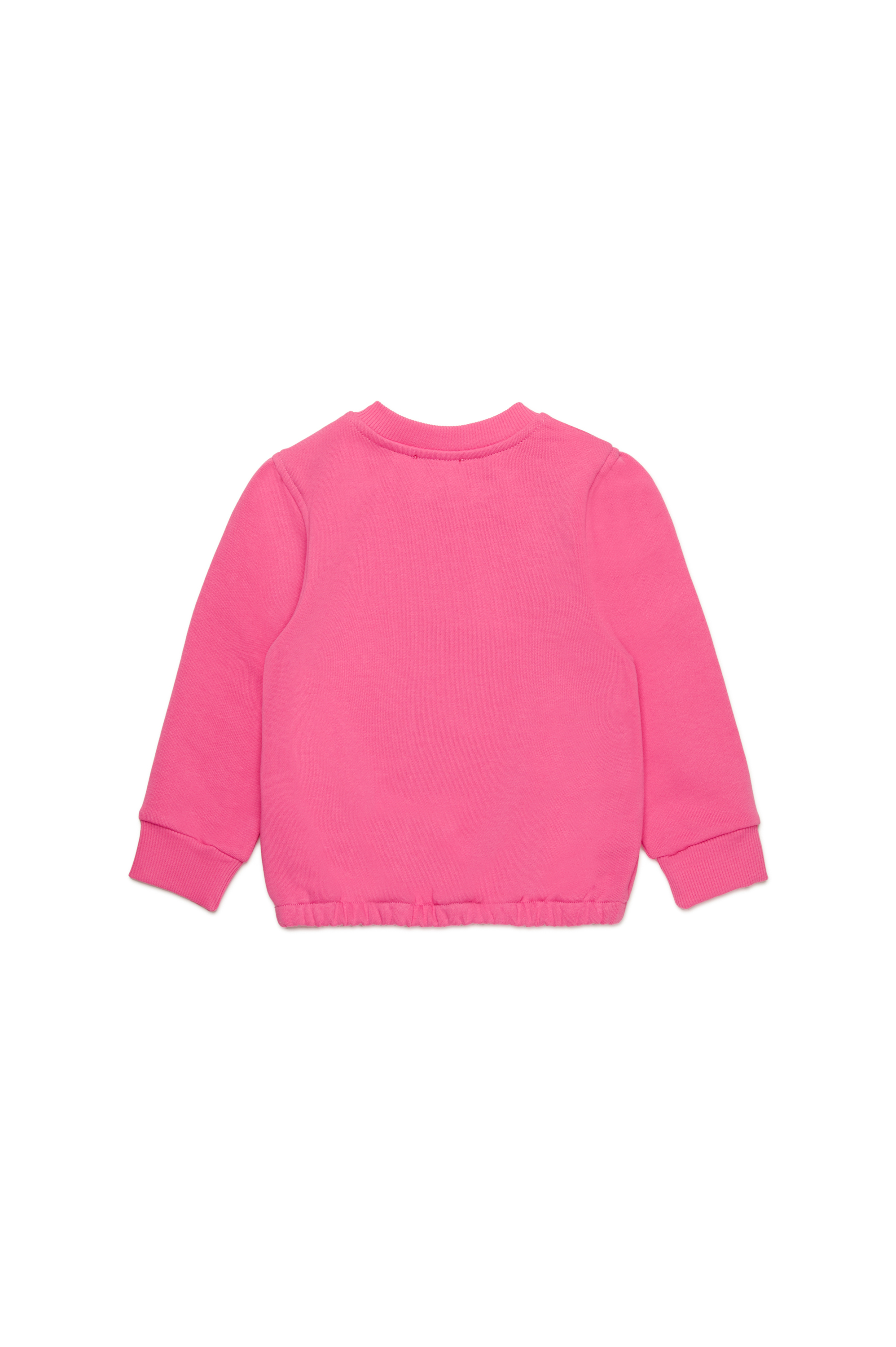 Diesel - SPLICHIB, Woman Cotton sweatshirt with Oval D in Pink - Image 2