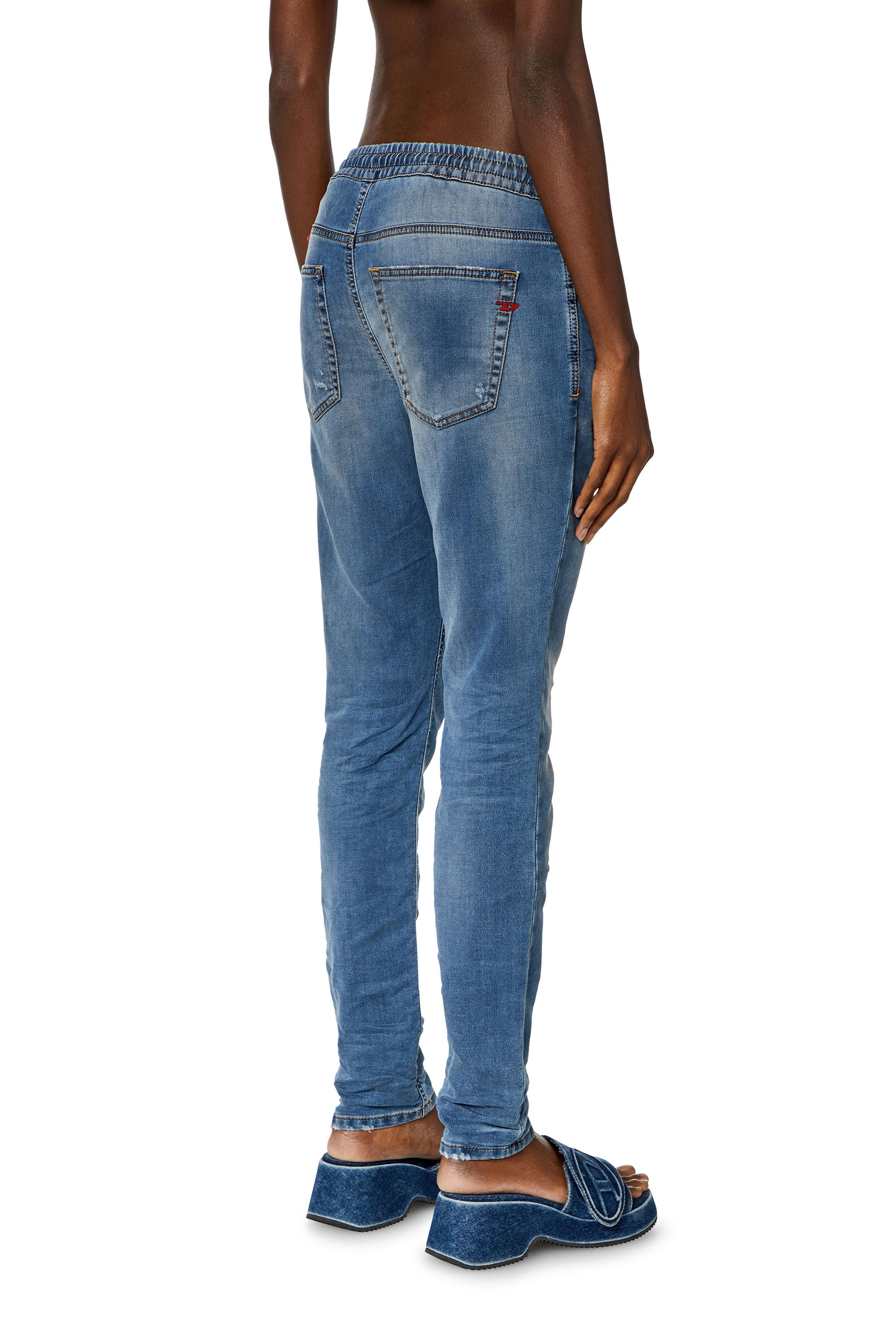 Diesel - Femme Boyfriend 2031 D-Krailey Joggjeans® 068JV, Bleu moyen - Image 4