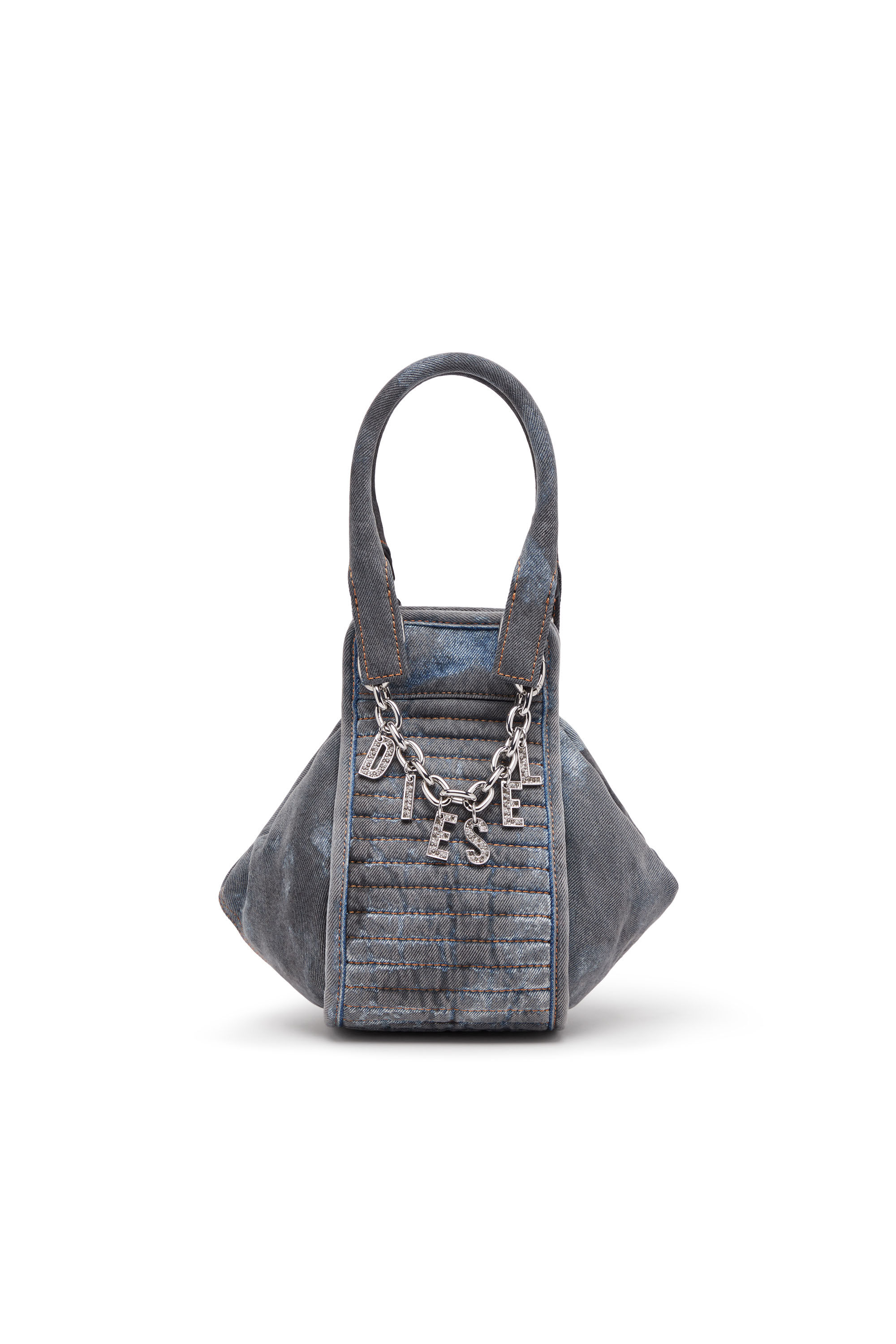 Diesel - D-VINA-XS, Femme D-Vina-XS-Sac à main en denim bicolore in Bleu - Image 1