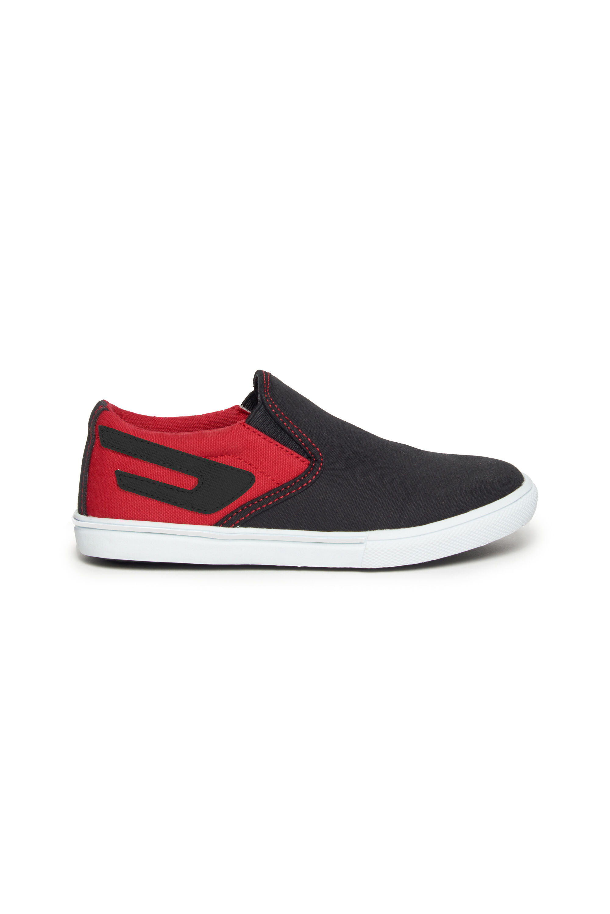 Diesel - S-ATHOS SO, Unisex Slip-on canvas sneaker with D branding in Multicolor - Image 1