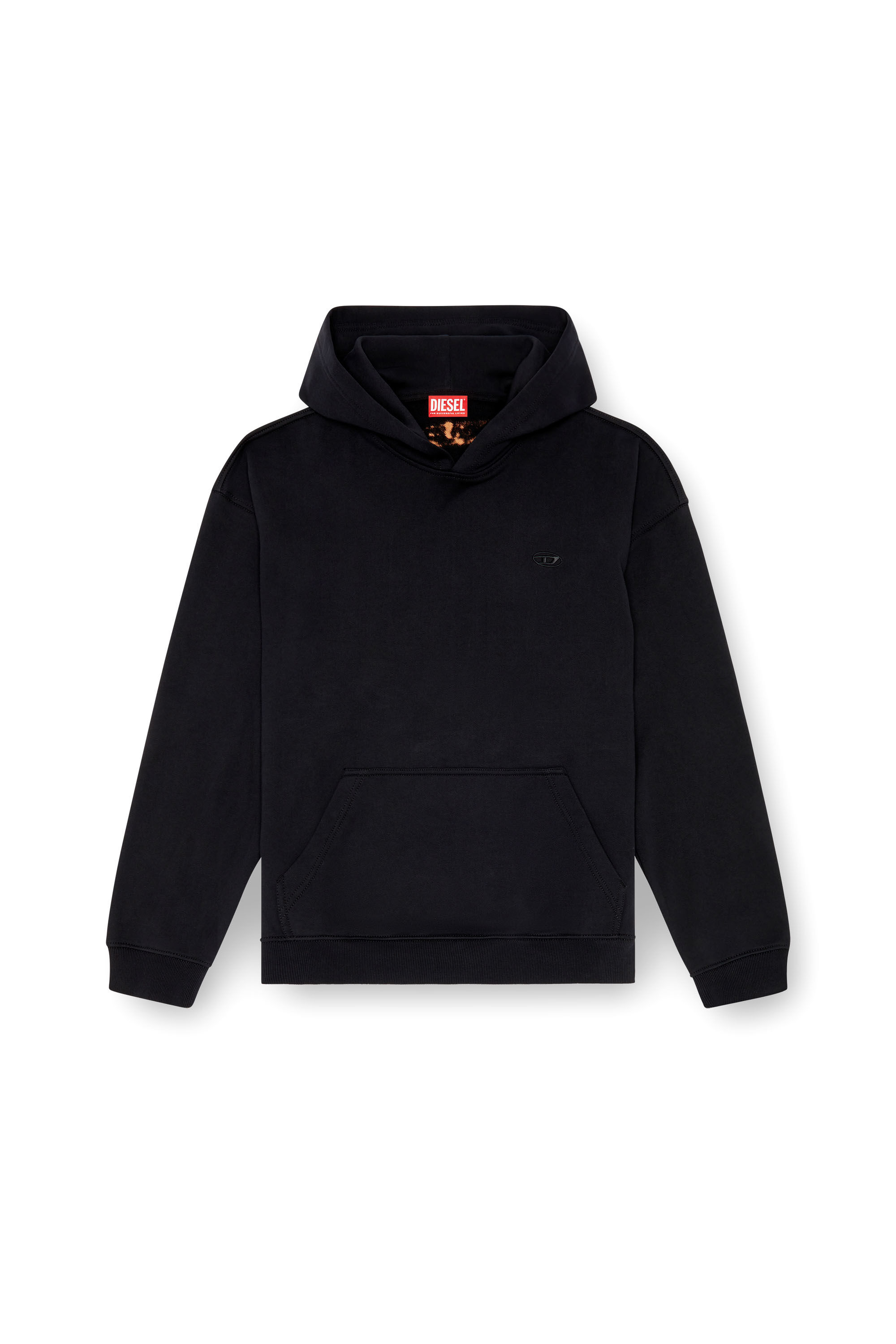 Diesel - S-BOXT-HOOD-BLEACH, Man Hoodie with bleached logo in Multicolor - Image 2