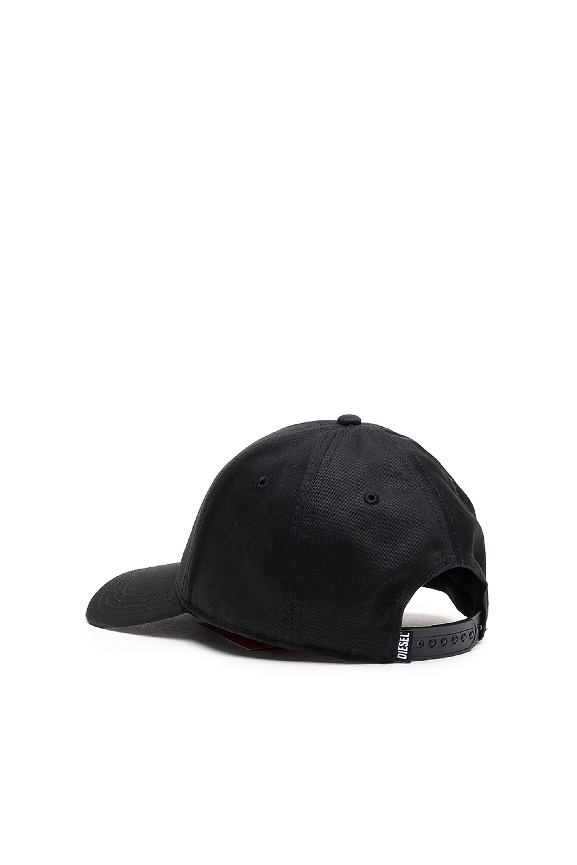 Diesel - CORRY-DIV, Unisex Baseball cap with Denim Division logo in Black - Image 2