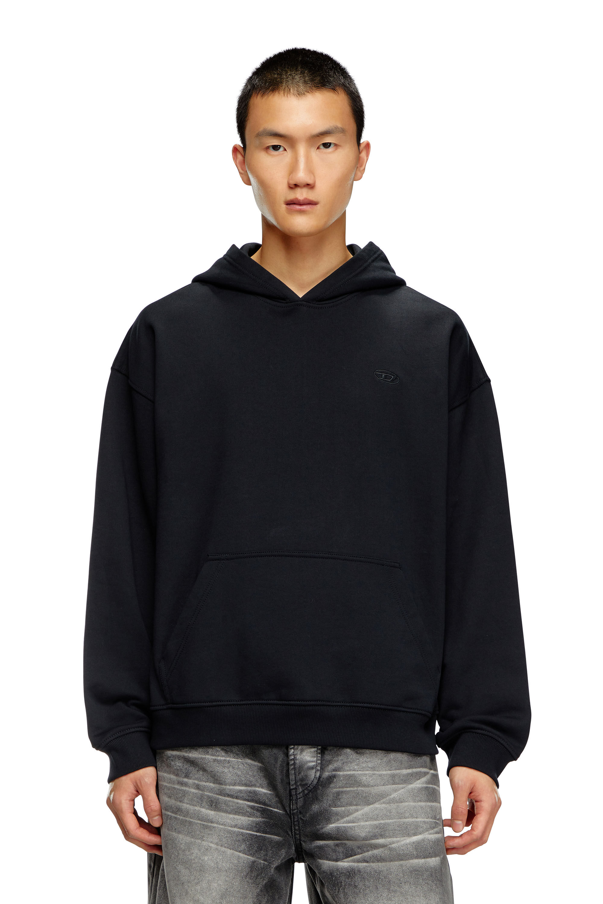 Diesel - S-BOXT-HOOD-BLEACH, Man Hoodie with bleached logo in Multicolor - Image 5