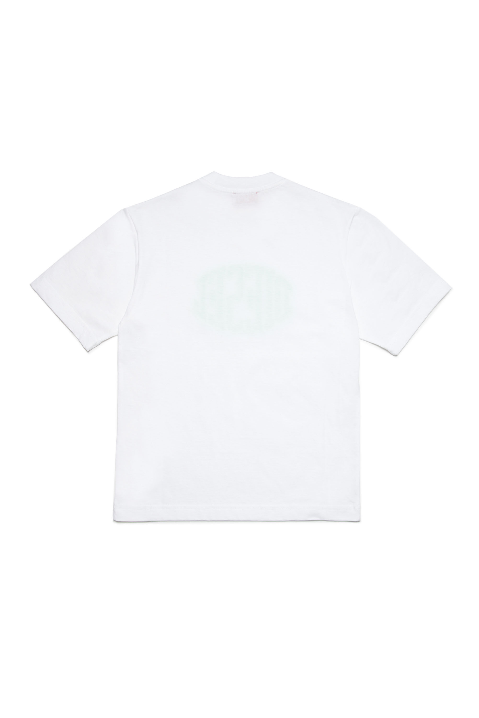 Diesel - TMUST OVER, Man T-shirt with collegiate logo in White - Image 2