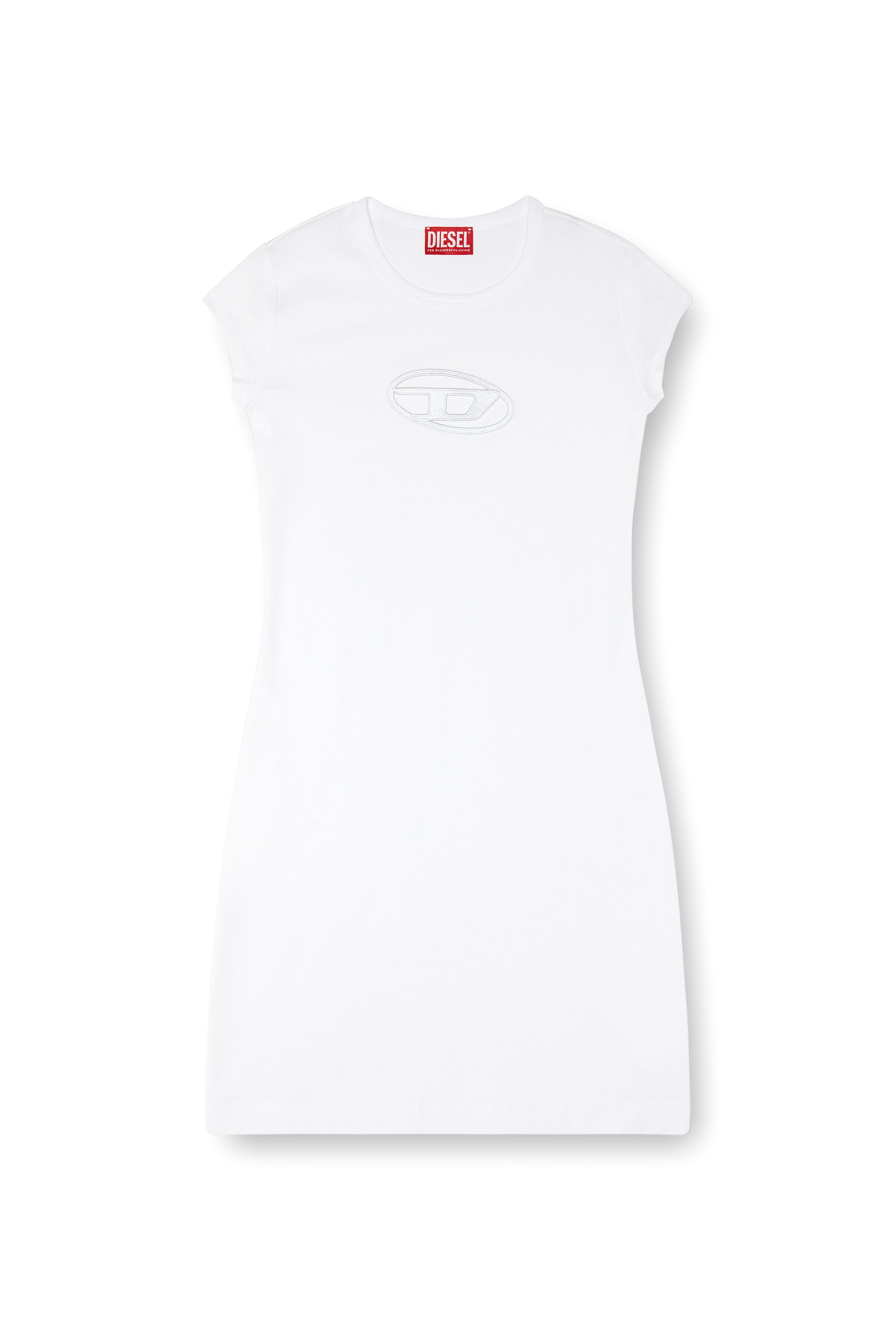 Diesel - D-ANGIEL, Woman's Short dress in White - 1