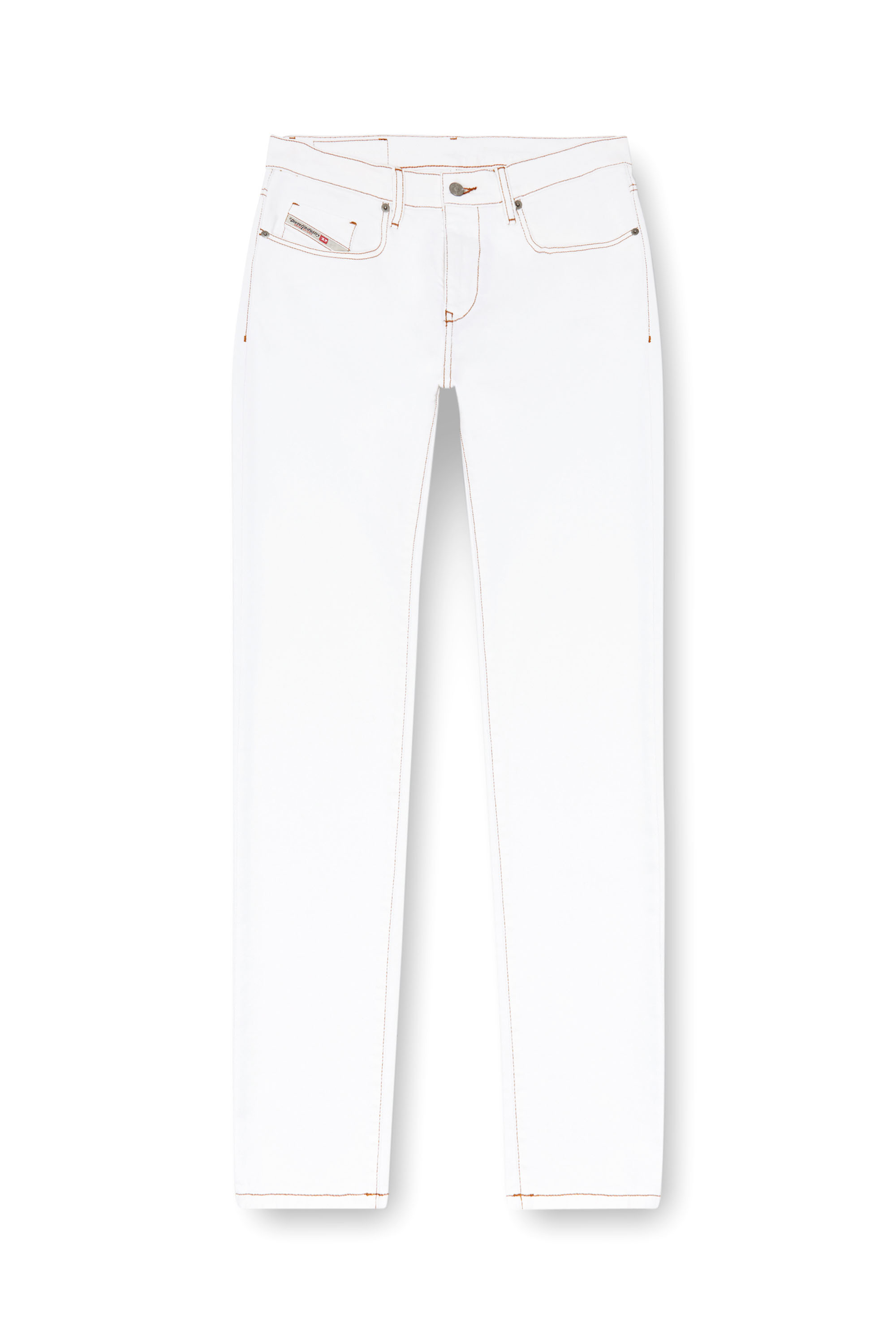 Diesel - Man Slim Jeans 2019 D-Strukt 09K05, White - Image 5