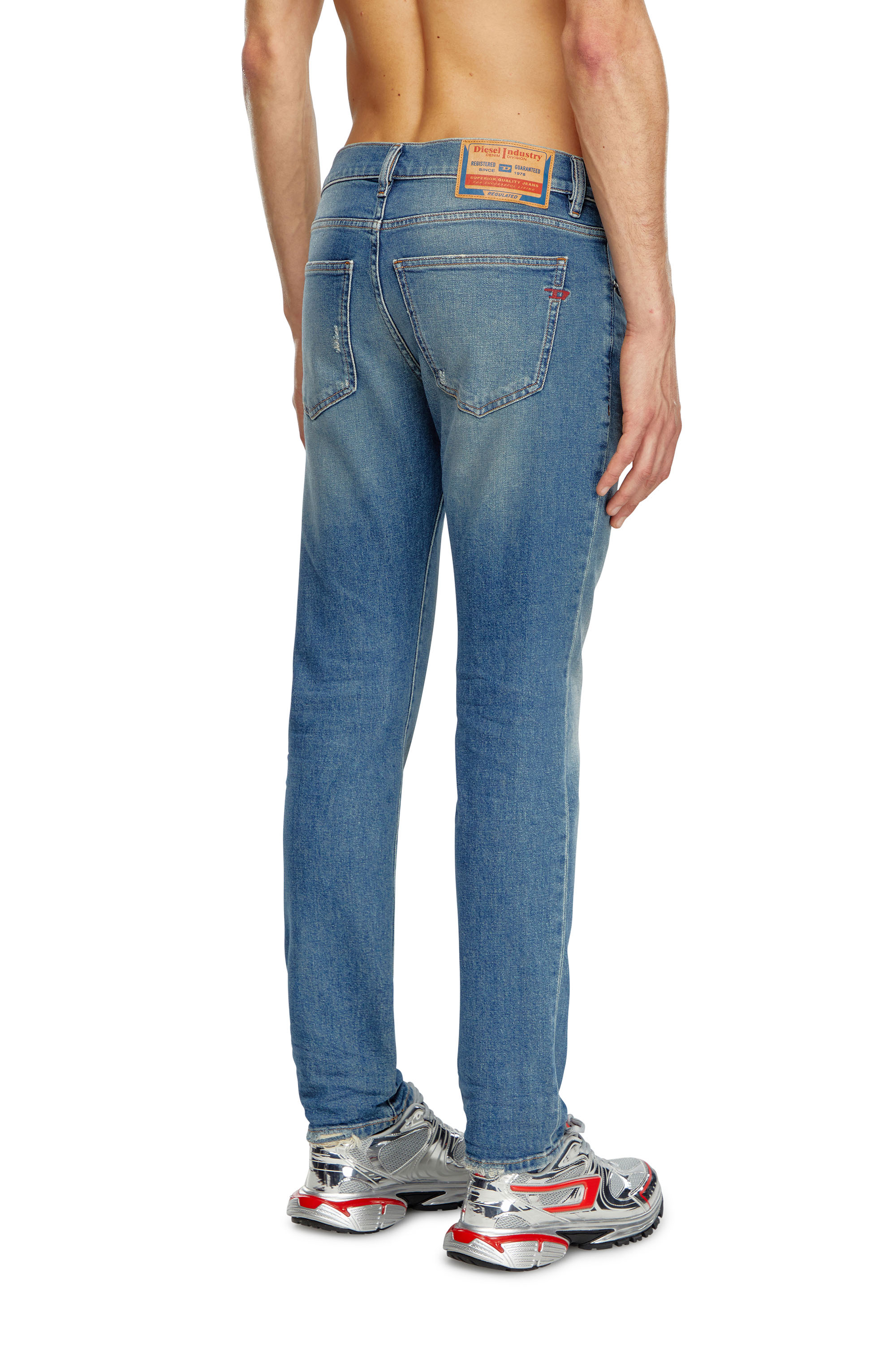 Diesel - Man Slim Jeans 2019 D-Strukt 0GRDG, Light Blue - Image 3