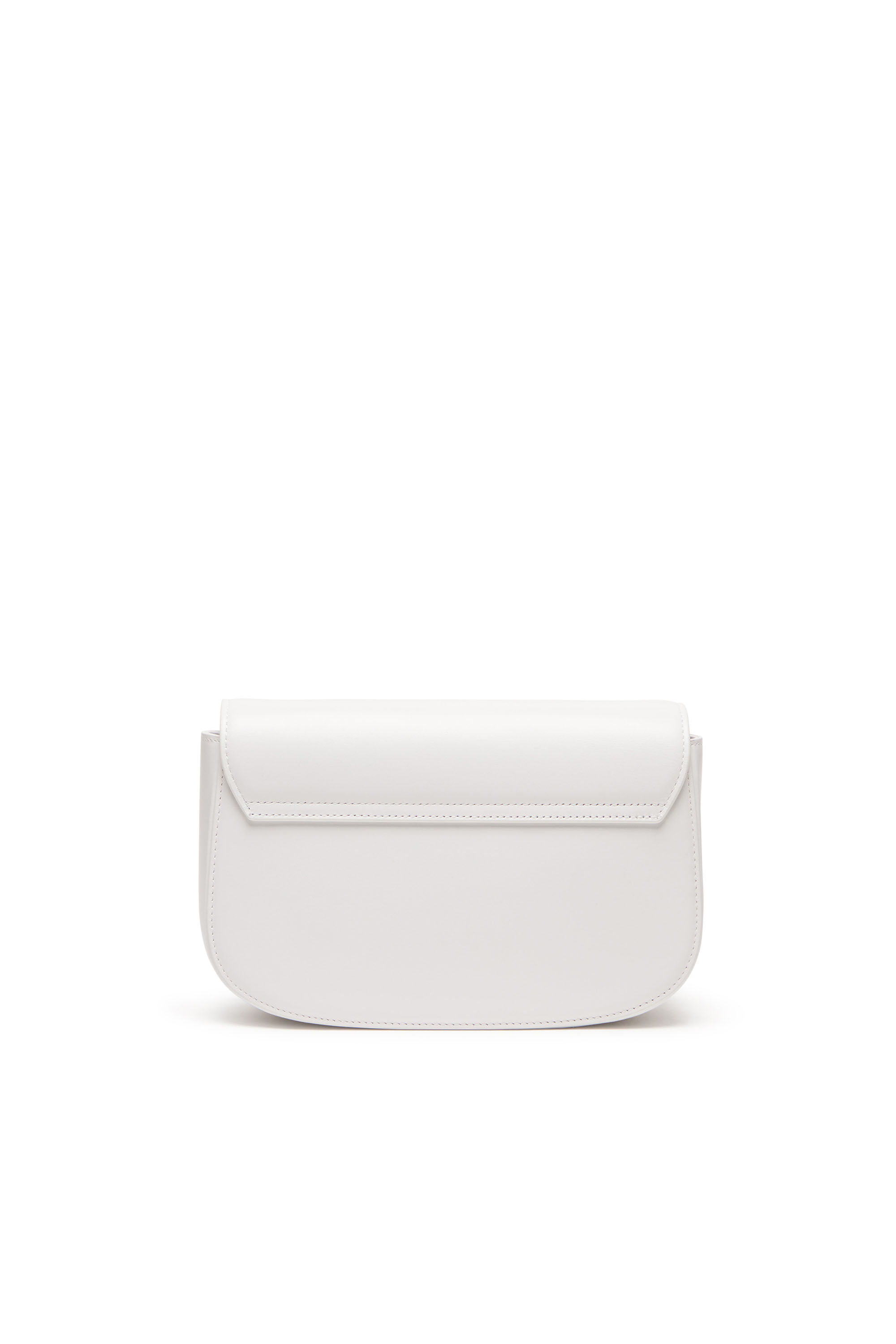 Diesel - 1DR M, Woman's 1DR M-Iconic medium shoulder bag in leather in White - 3