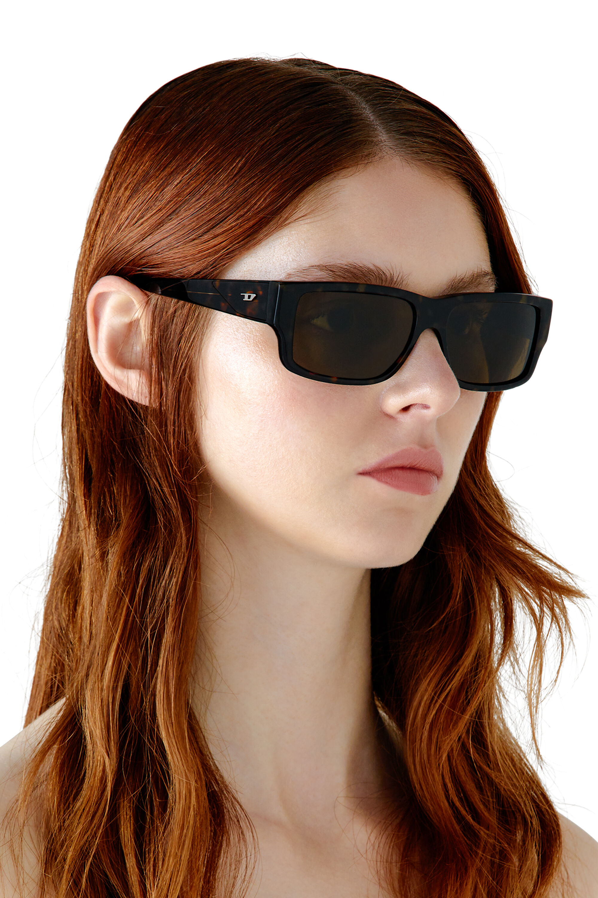 Diesel - 0DL2003, Man Rectangle sunglasses in Brown - Image 6