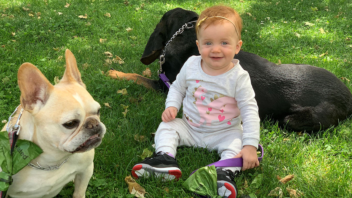 Coralynn with pets