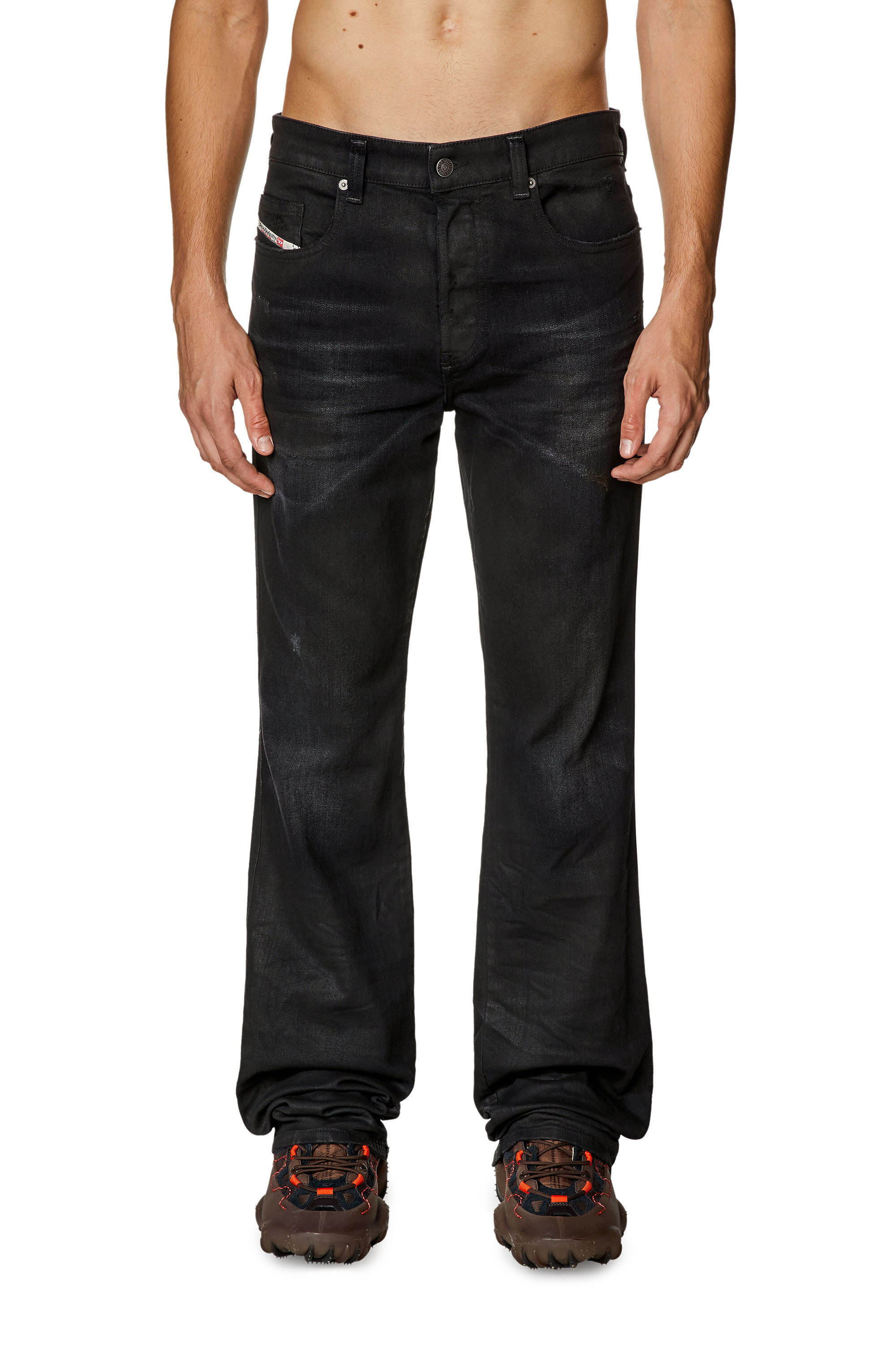 Diesel - Man Bootcut Jeans 1998 D-Buck 09I19, Black/Dark grey - Image 3