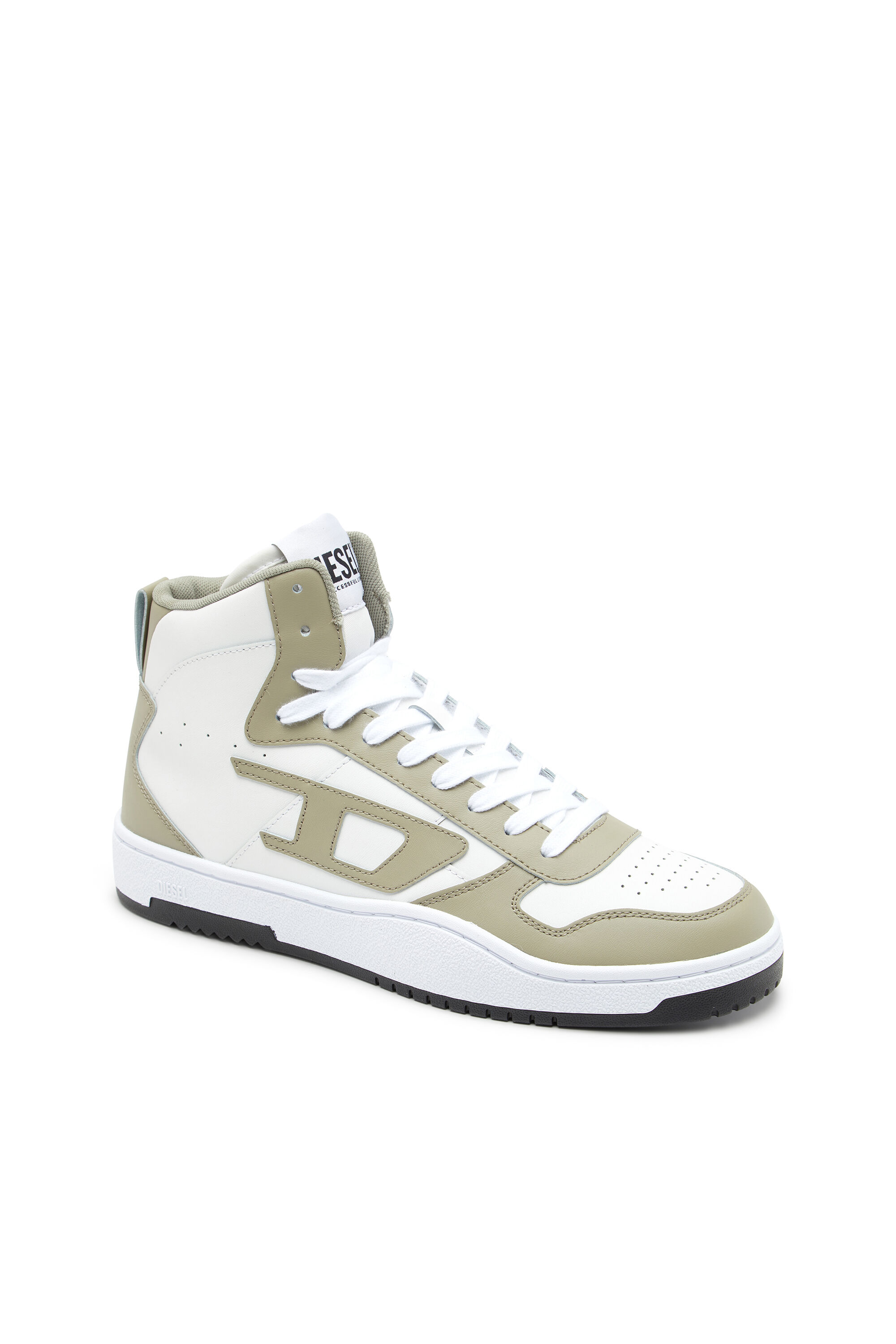 Diesel - S-UKIYO V2 MID, Man S-Ukiyo-High-top sneakers in leather in Multicolor - Image 6