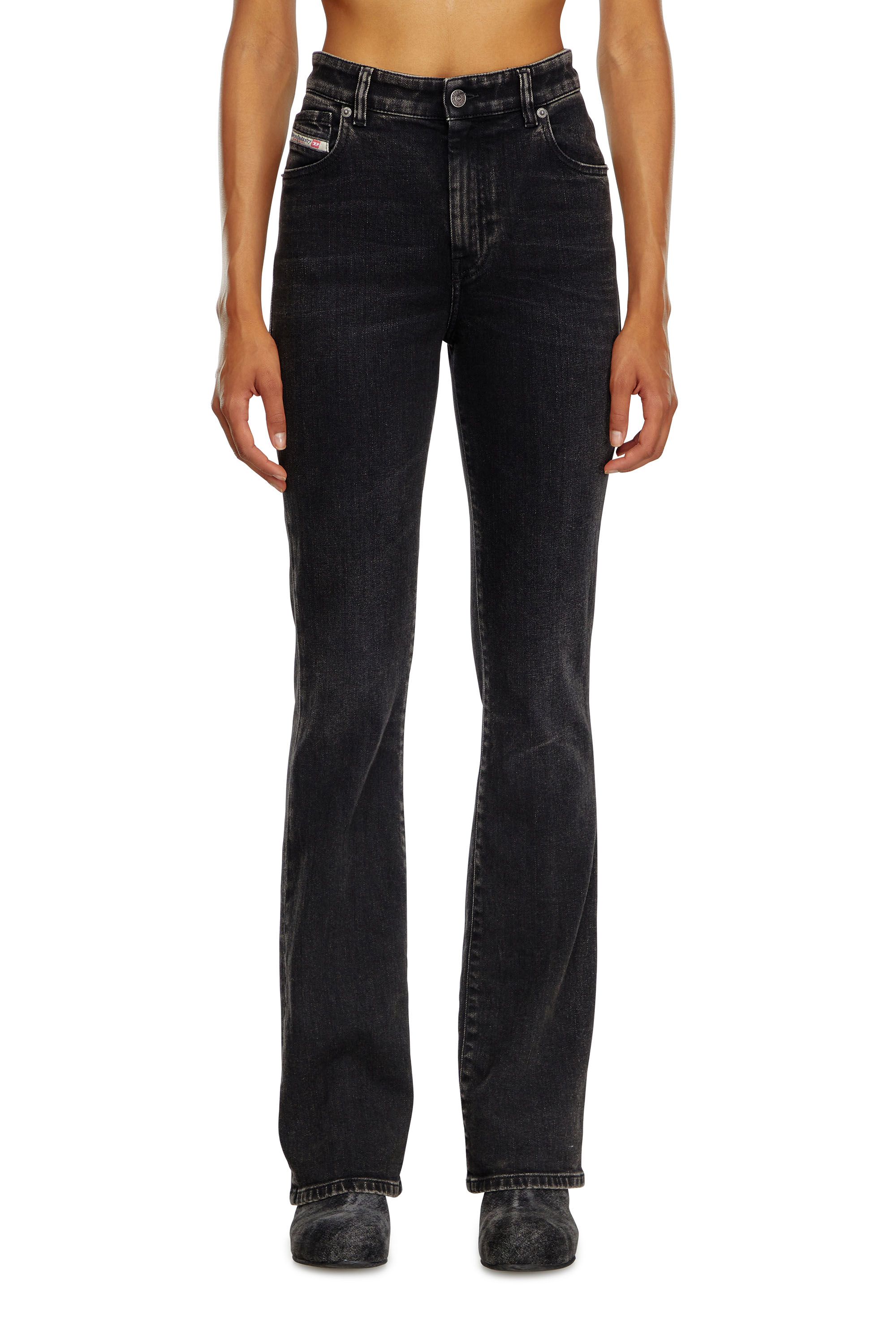 Diesel - Woman's Bootcut and Flare Jeans 2003 D-Escription 09I30, Black/Dark grey - 1