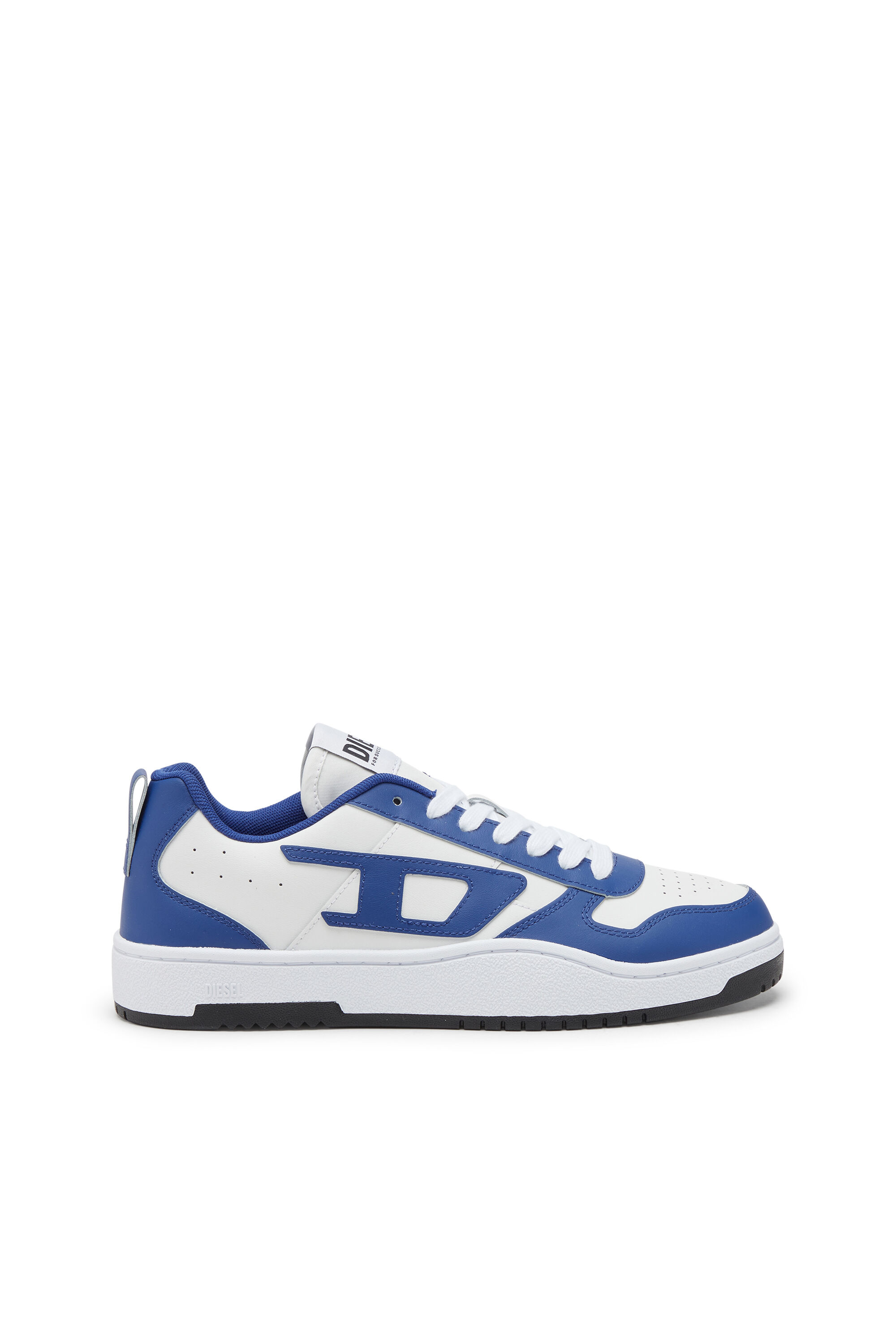 Diesel - S-UKIYO V2 LOW, Man S-Ukiyo Low-Low-top sneakers in leather and nylon in Multicolor - Image 1