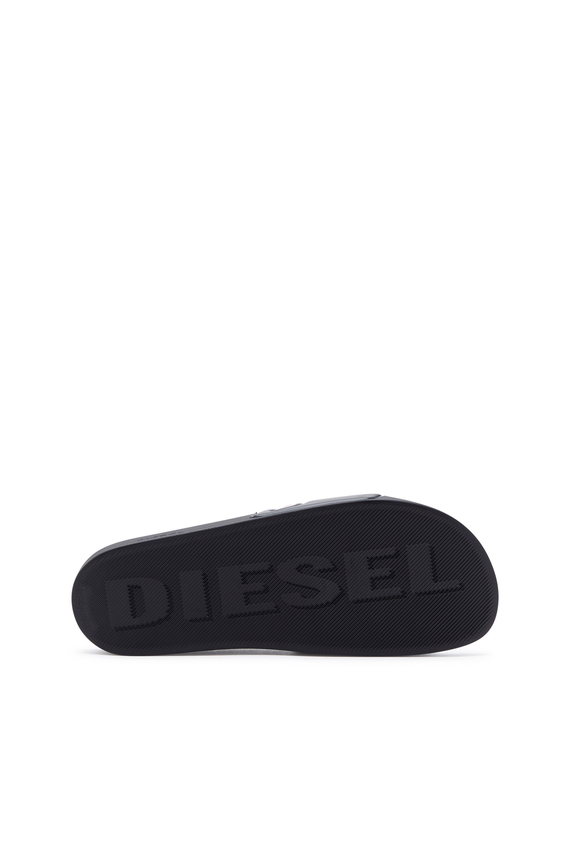 Diesel - SA-MAYEMI D, Man's Sa-Mayemi-Pool slides with embedded D logo in Black - 5