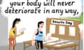 Stephen Collins cartoon - no more exercise