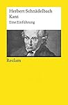 Book cover for Kant. Eine Einführung: Reclams Universal-Bibliothek (German Edition)