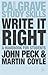 Write It Right: A Handbook for Students (Palgrave Study Guides)