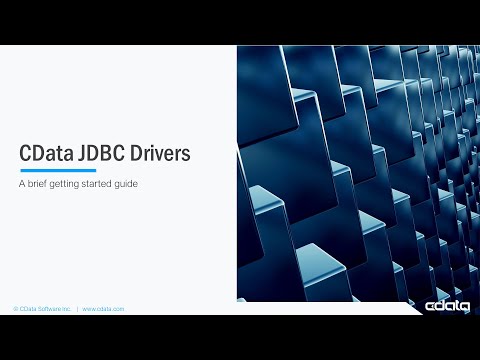 YouTube Thumbnail: Getting Started with CData JDBC Drivers