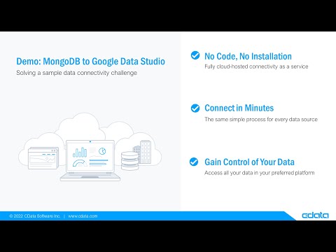 YouTube Thumbnail: Work with Live MongoDB Atlas Data in Google Data Studio With Connect Cloud