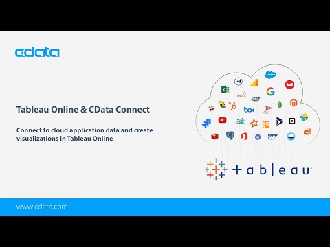 YouTube Thumbnail: Work with Live Oracle NetSuite Data in Tableau Online (Connect Cloud)
