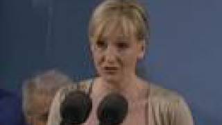 JK Rowling Harvard Commencement Speech Part 1 - June 5 2008