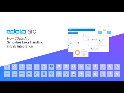 YouTube Thumbnail: How CData Arc Simplifies Error Handling in B2B Integration