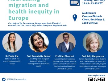 Launch of The Lancet Regional Health-Europe Series: ‘Addressing migration and health inequity in Europe’