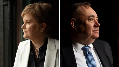 Composite image of Nicola Sturgeon and Alex Salmond