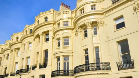 Terraced houses in Hove