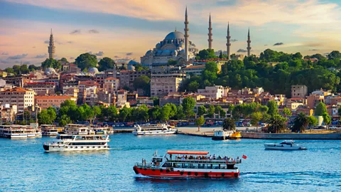 Getty Images View of Istanbul from the water