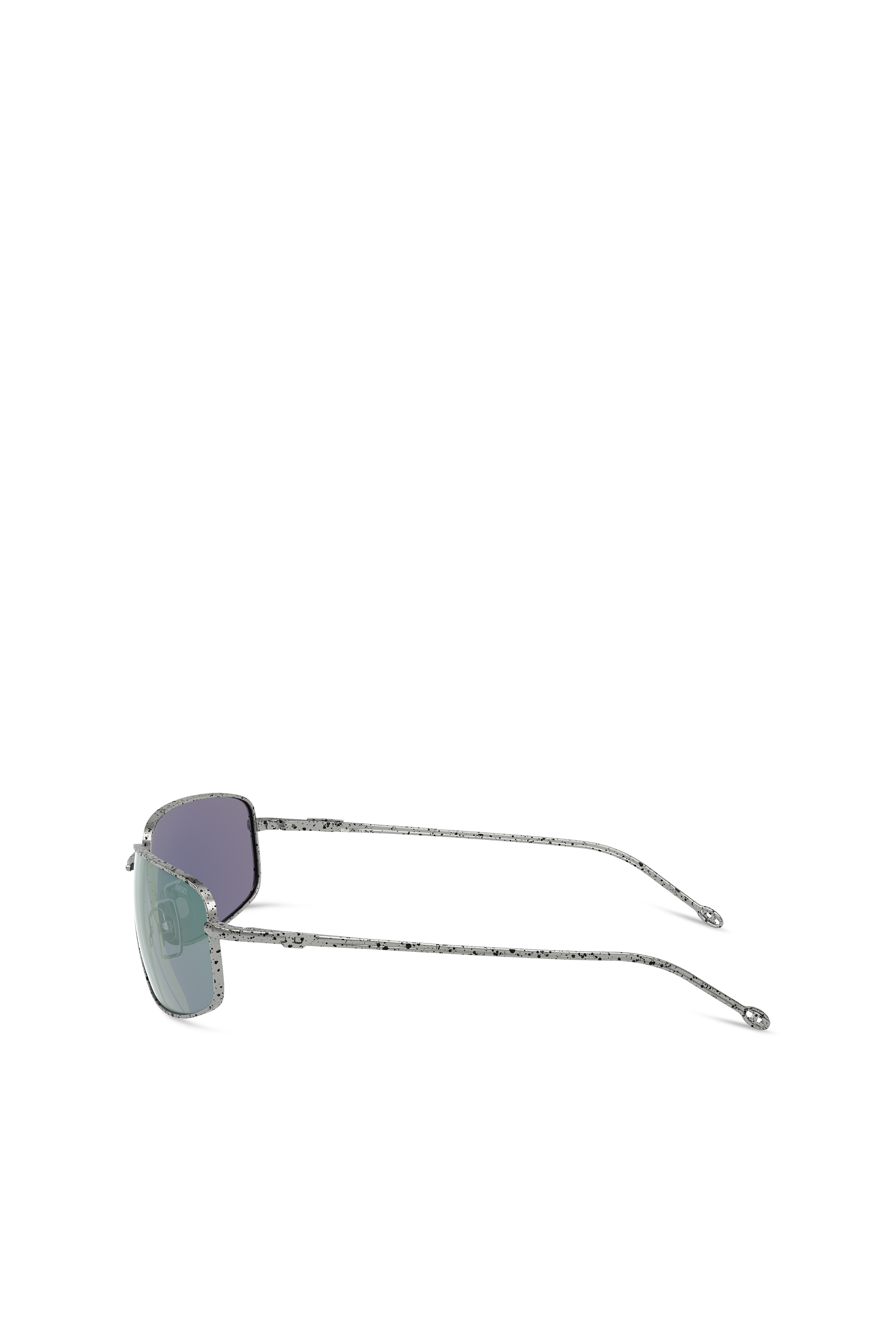 Diesel - 0DL1005, Unisex Racer shape sunglasses in metal in Multicolor - Image 2