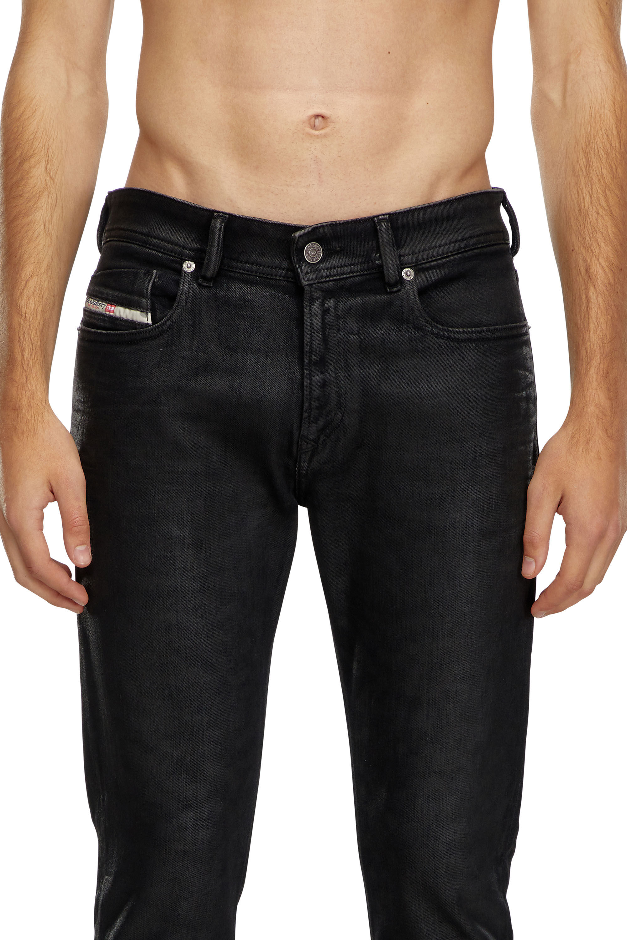 Diesel - Man Skinny Jeans 1979 Sleenker 09J30, Black/Dark grey - Image 5