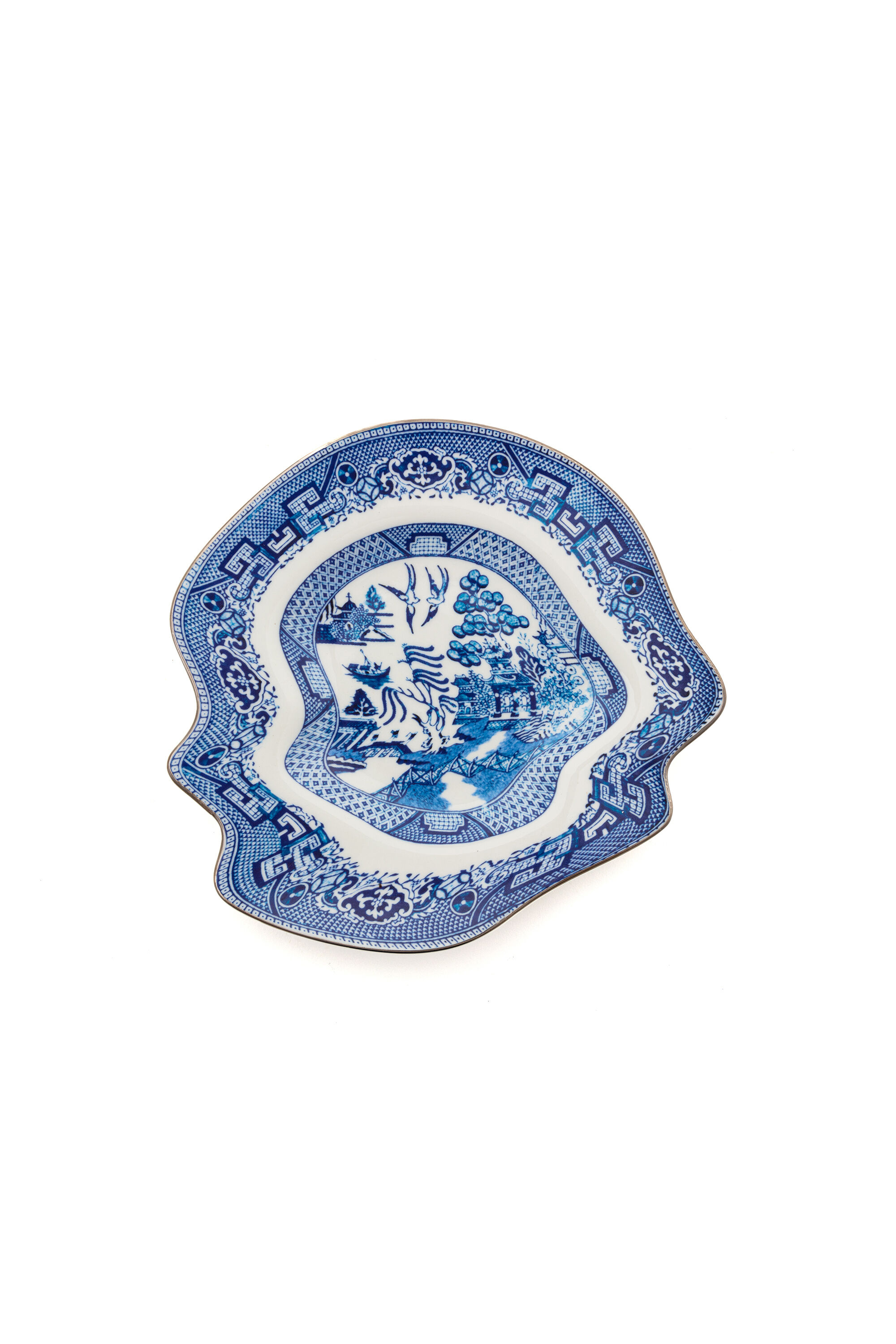 Diesel - 11231 DESSERT PLATE INPORCELAIN"CLASSIC, Unisex Porcelain dessert plate in Multicolor - Image 1