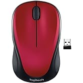 Logitech M317 Wireless Mouse, 2.4 GHz with USB Receiver, 1000 DPI Optical Tracking, 12 Month Battery, Compatible with PC, Mac