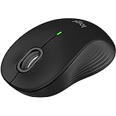 Logitech Signature M550 Wireless Mouse - for Small to Medium Sized Hands, 2-Year Battery, Silent Clicks, Customizable Side Bu