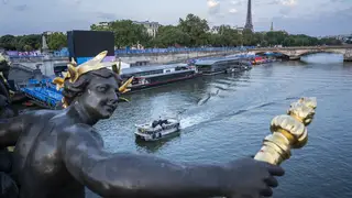 Heavy rains generally cause levels of E. coli and other bacteria in the Seine to rise