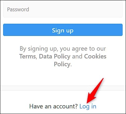 instagram login problem