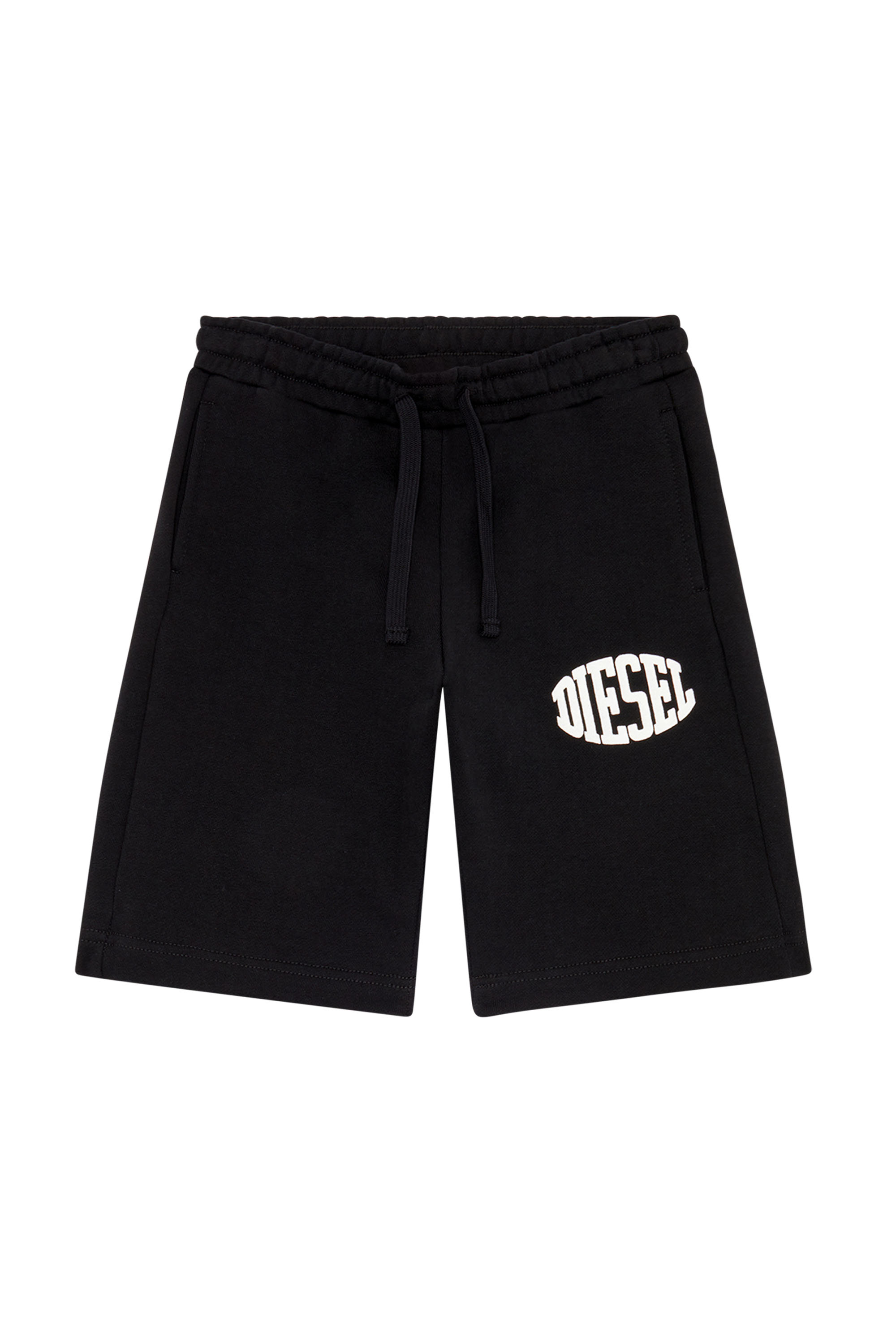 Diesel - PBOL, Uomo Shorts sportivi con scritta Diesel in Nero - Image 1