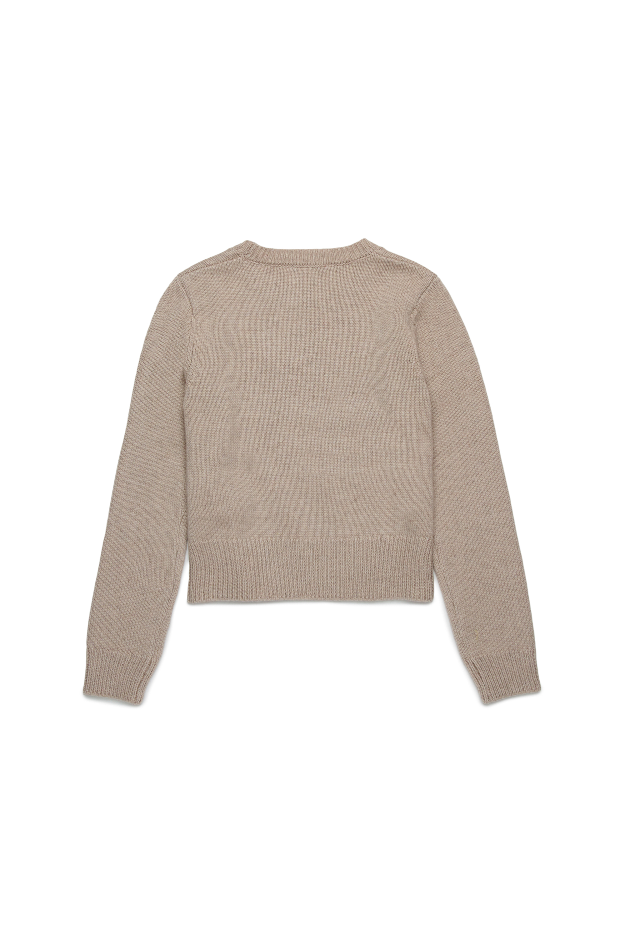 Diesel - KGANDIE, Woman's Jumper in cashmere-enriched blend in Light Brown - 2