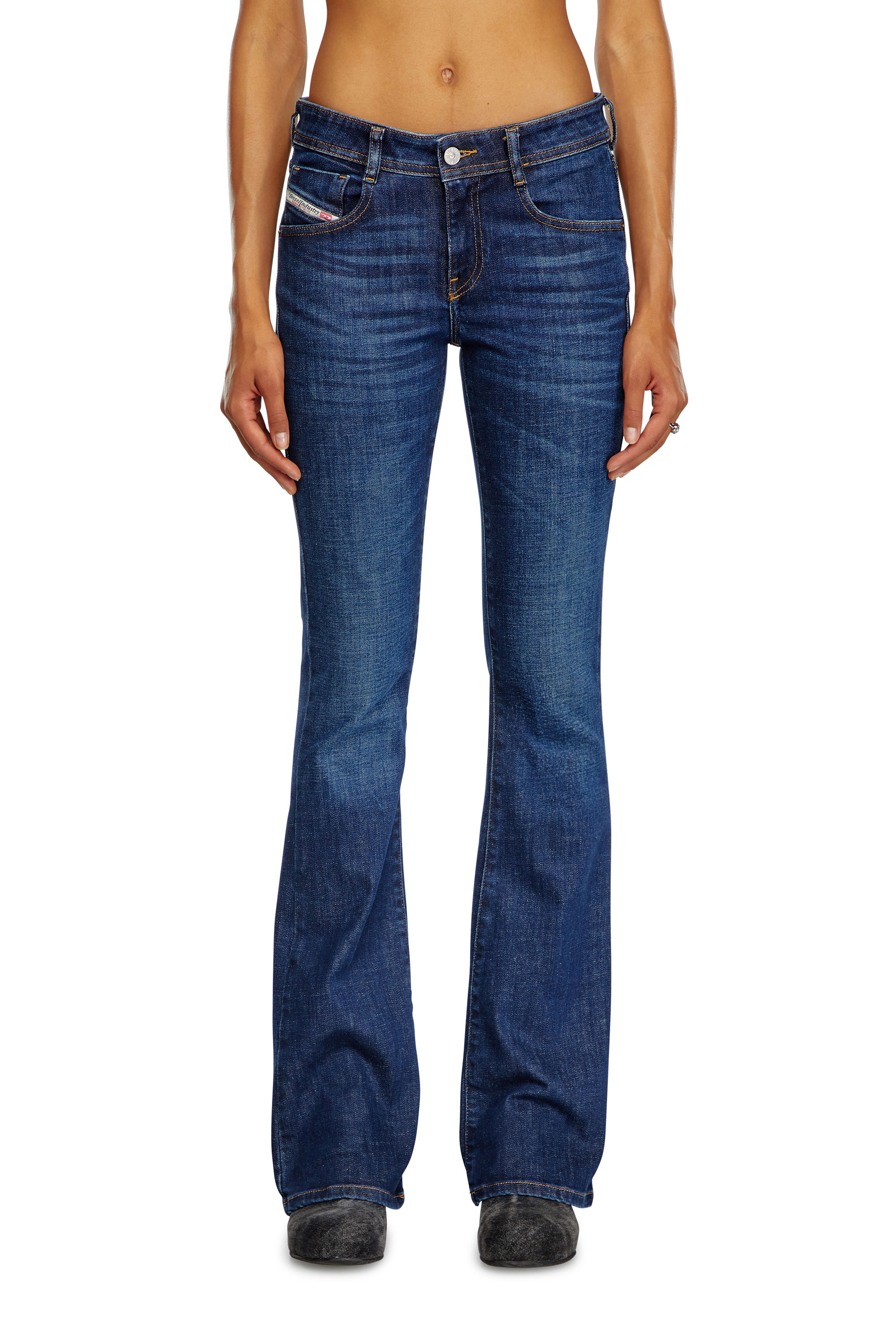 Diesel - Donna Bootcut and Flare Jeans 1969 D-Ebbey 09B90, Blu Scuro - Image 3