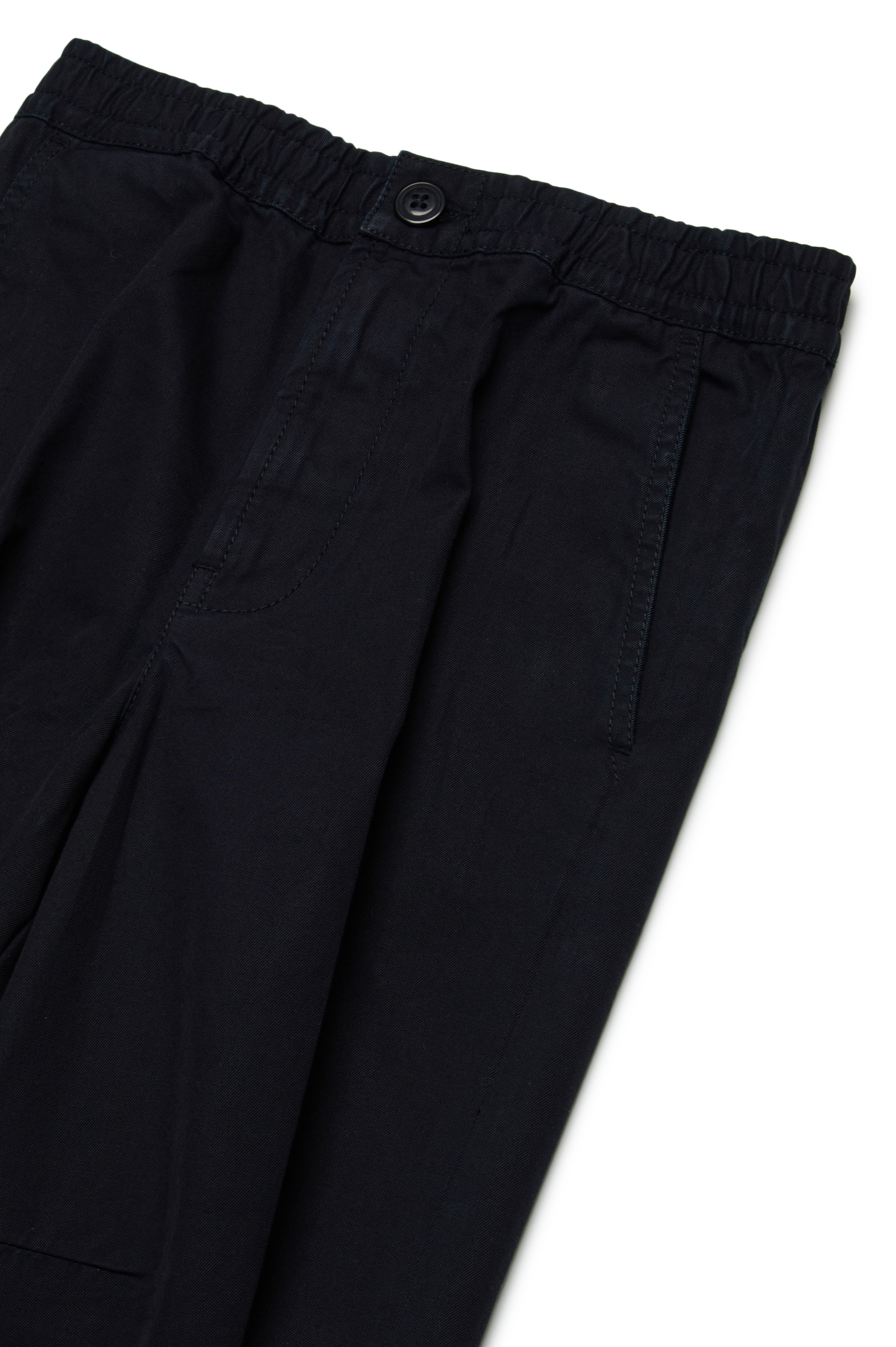 Diesel - PTINO, Uomo Pantaloni stile workwear con logo Oval D in Nero - Image 3