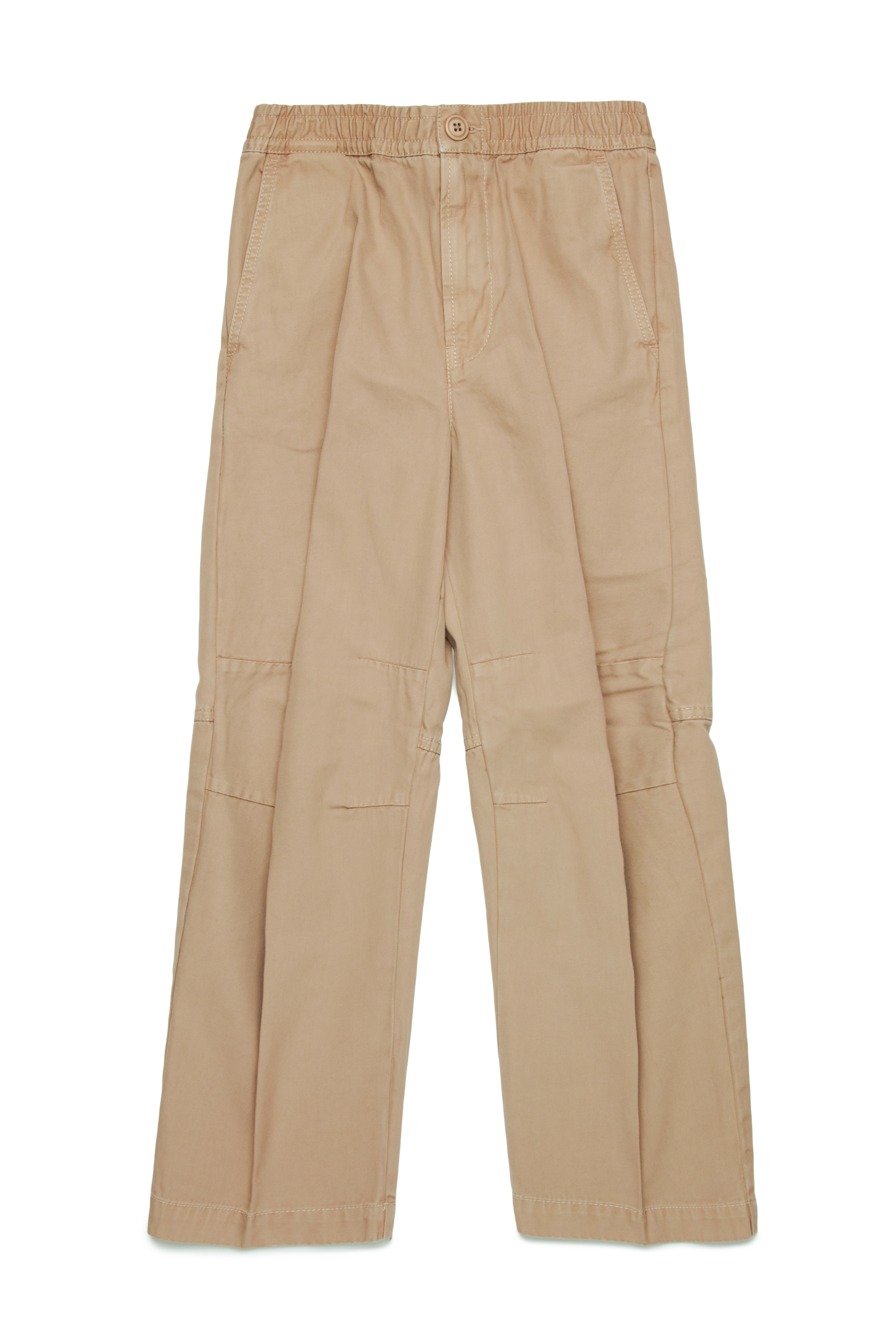 Diesel - PTINO, Uomo Pantaloni stile workwear con logo Oval D in Marrone - Image 1